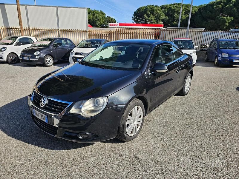 Usata VW Eos 140 CV (102 kW) 2006 Nero Cabrio
