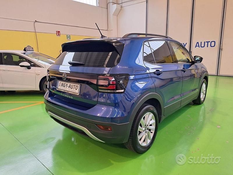 Usata VW T-Cross 110 CV (80 kW) 2021 Blu SUV
