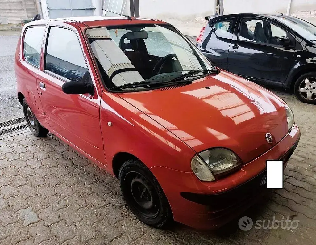 Usata Fiat Seicento 54 CV (39 kW) 2003 Rosso Utilitaria