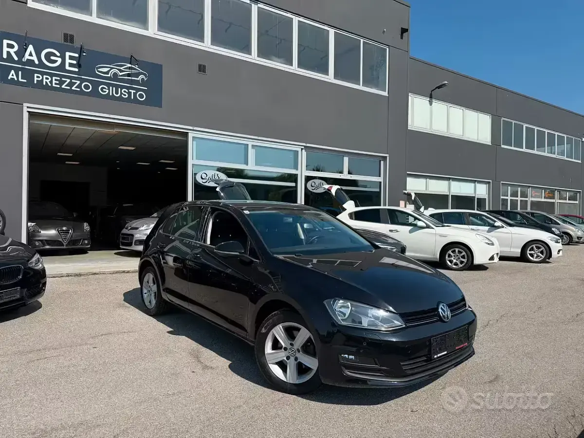 Usata VW Golf VII Comfortline 105 CV (77 kW) 2014 Nero Berlina