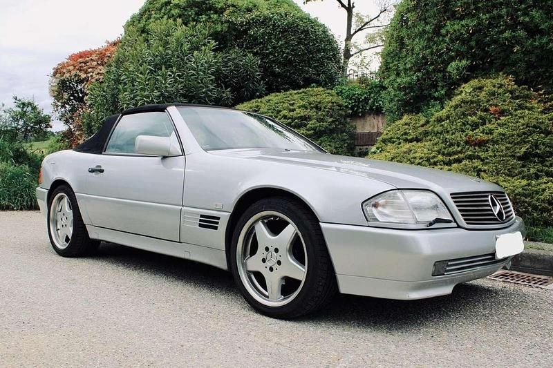 Usata Mercedes SL320 231 CV (169 kW) 1994 Argento Cabrio