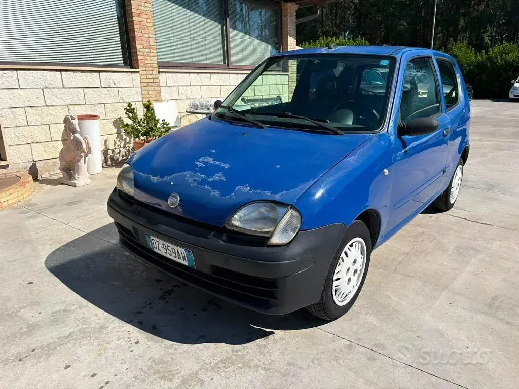 Usata Fiat Seicento 54 CV (39 kW) 2001 Blu Utilitaria