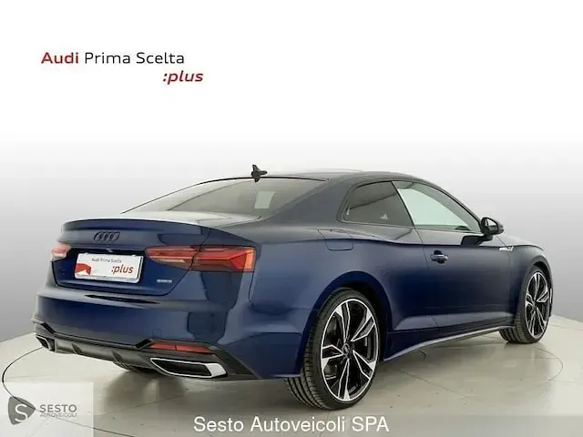 Usata Audi A5 S-Line 204 CV (150 kW) 2024 Blu navarra metallizzato Coupé
