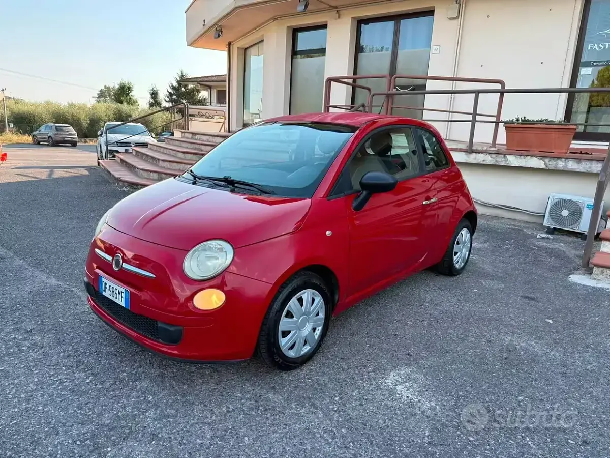 Usata Fiat 500 Pop 69 CV (50 kW) 2008 Rosso Utilitaria