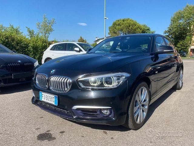 Usata BMW 118 150 CV (110 kW) 2017 Nero Utilitaria