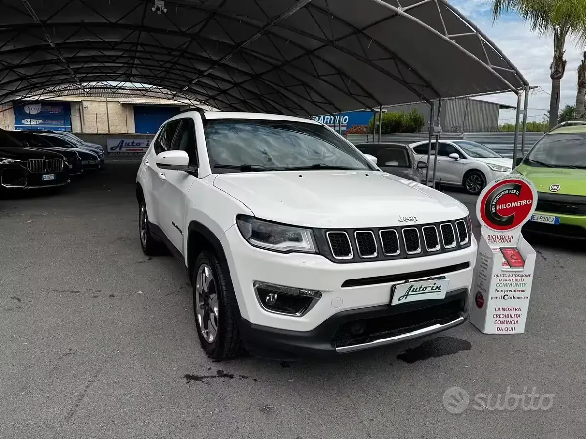 Usata Jeep Compass Limited 140 CV (102 kW) 2018 Bianco SUV