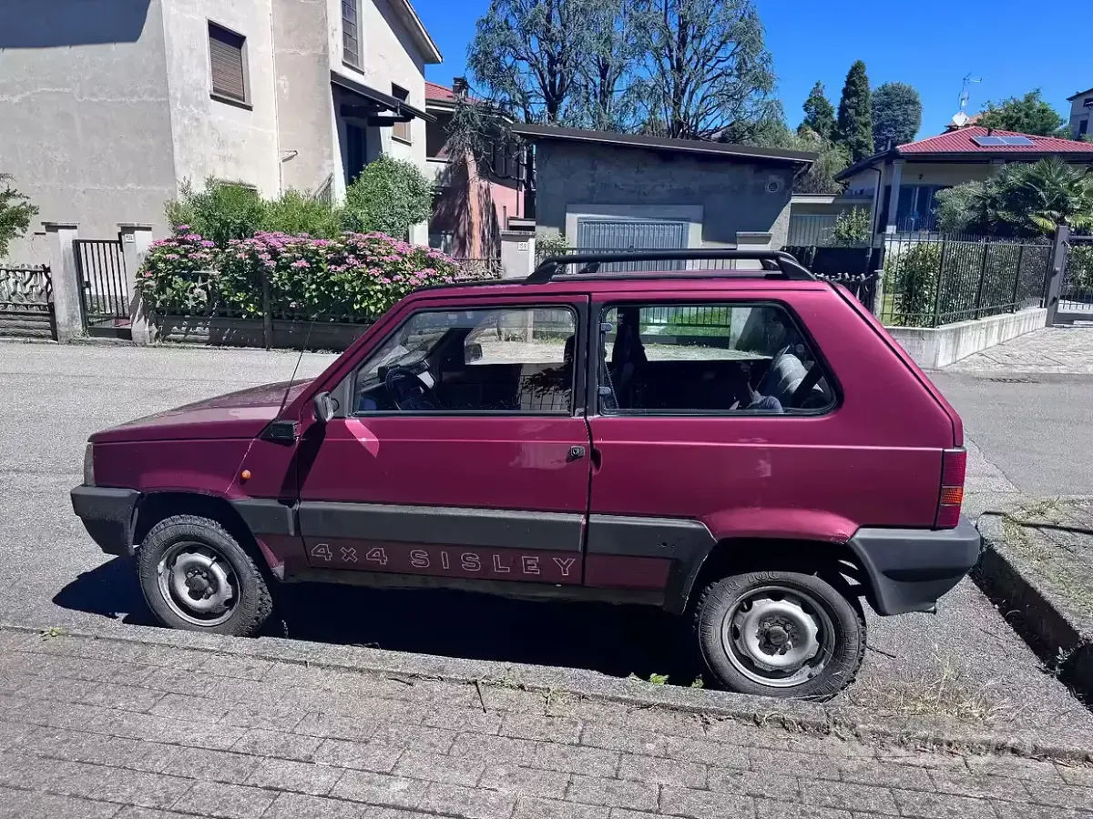 Usata Fiat Panda 4x4 50 CV (36 kW) 1991 Rosso Utilitaria