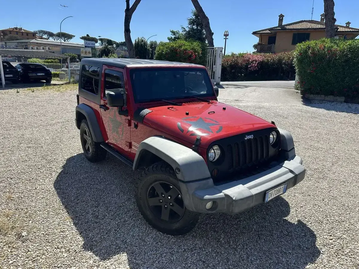 Usata Jeep Wrangler Sport 177 CV (130 kW) 2009 Rosso SUV