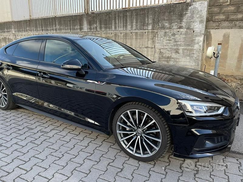 Usata Audi A5 S-Line 190 CV (139 kW) 2019 Nero Coupé