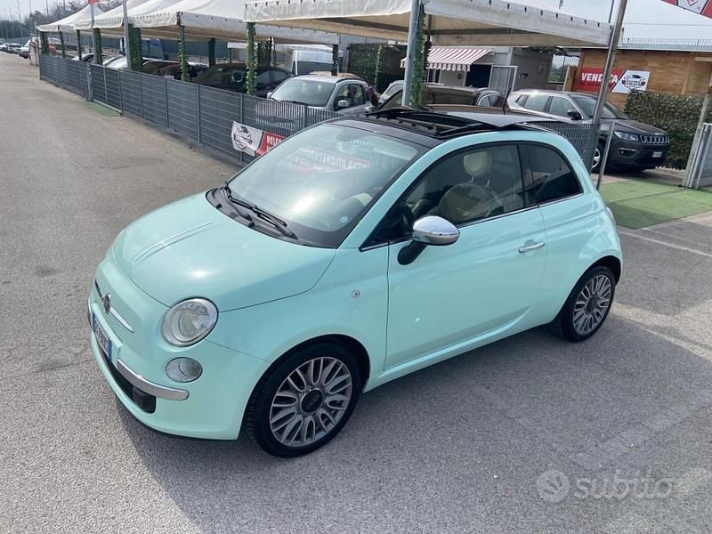 Usata Fiat 500 70 CV (51 kW) 2015 Blu Berlina