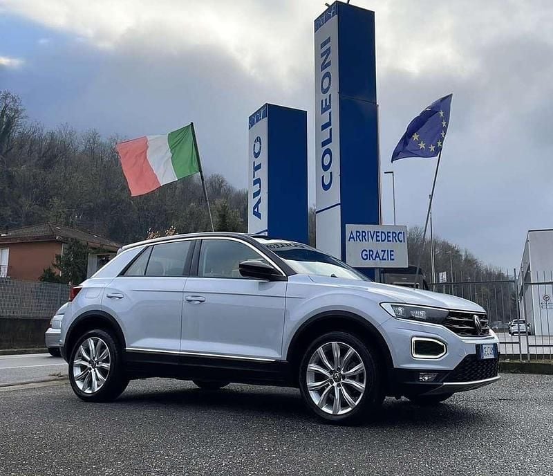 Bianco Usata 2021 VW T-Roc Sport SUV | 23.500 € (Buon prezzo) - Immagine 1/4