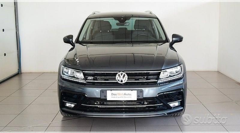 Usata VW Tiguan R-line 115 CV (84 kW) 2018 Marrone SUV