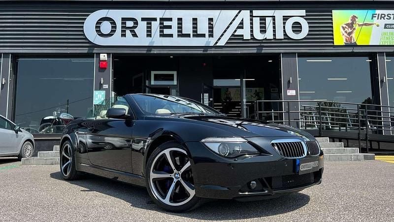 Usata BMW 650 Cabriolet 367 CV (269 kW) 2006 Nero Cabrio