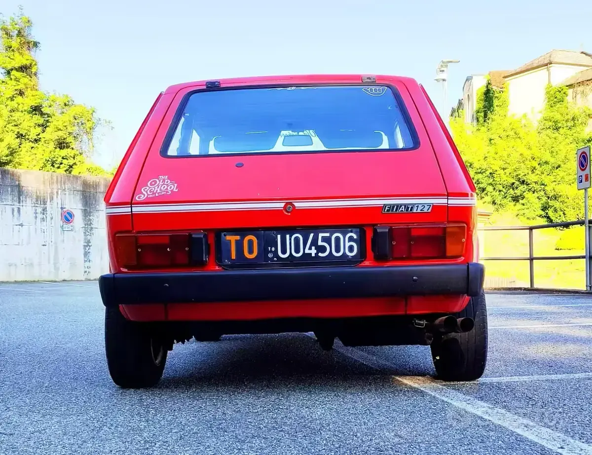Usata Fiat 127 1970 Rosso Utilitaria