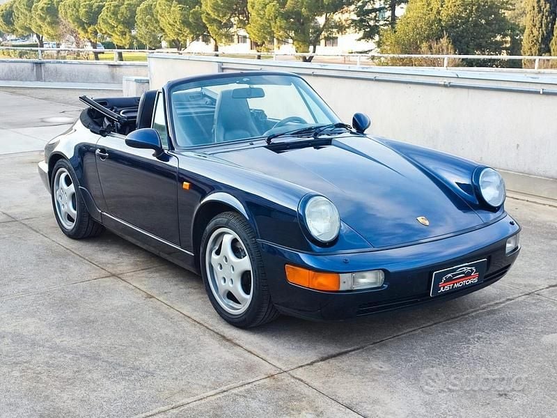 Usata Porsche 911 Carrera Cabriolet 250 CV (183 kW) 1991 Blu Cabrio