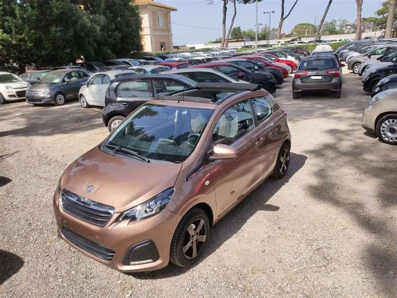 Bronzo metallizzato Usata 2015 Peugeot 108 Active Due volumi | 8800 € (Cara) - Immagine 1/4