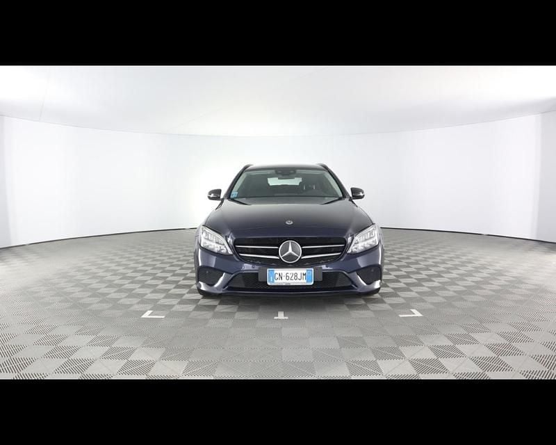 Usata Mercedes C220 Premium 194 CV (142 kW) 2021 Blu Station wagon