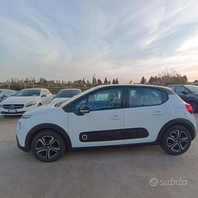 Usata Citroën C3 82 CV (60 kW) 2018 Bianco Utilitaria
