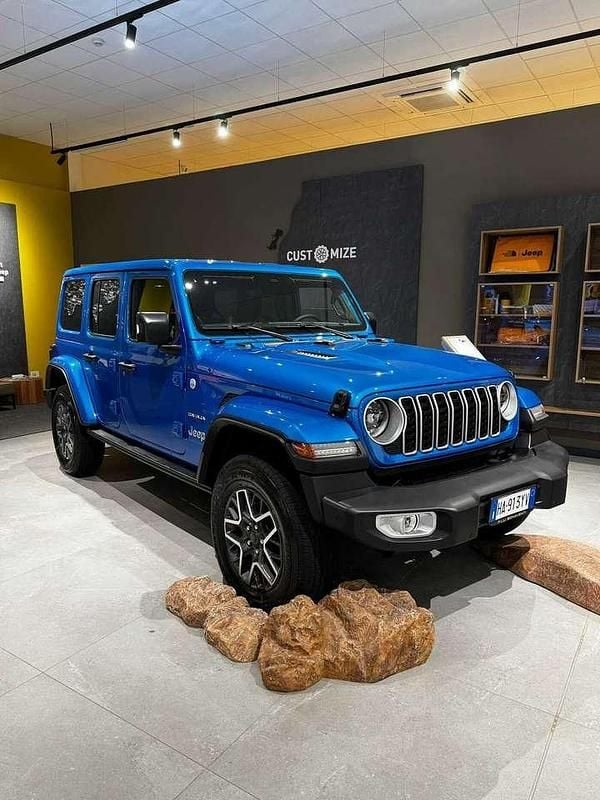 Nuova Jeep Wrangler Sahara 272 CV (200 kW) 2025 Blu/azzurro SUV