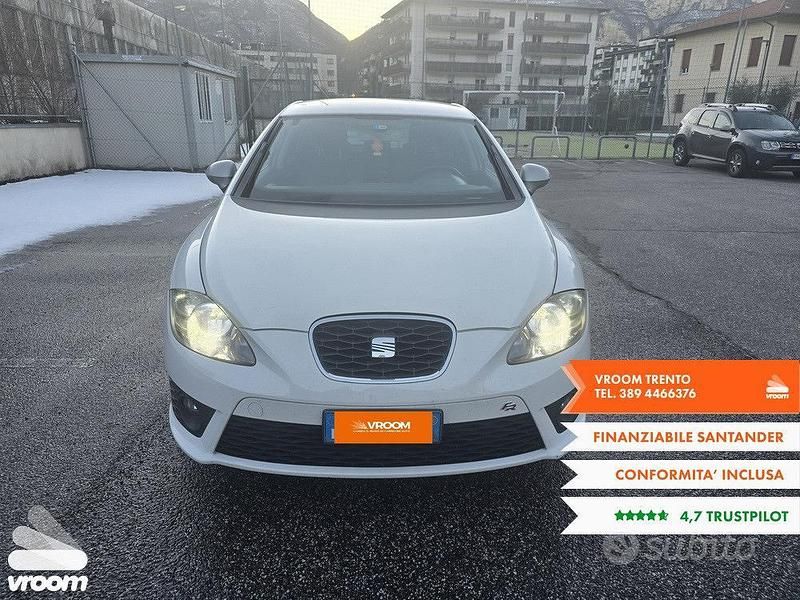 Usata Seat Leon FR 170 CV (125 kW) 2010 Bianco Utilitaria
