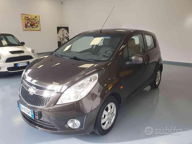 Usata Chevrolet Spark LS 67 CV (49 kW) 2011 Marrone Utilitaria