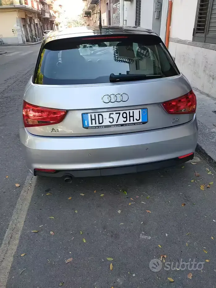 Usata Audi A1 90 CV (66 kW) 2015 Grigio Utilitaria
