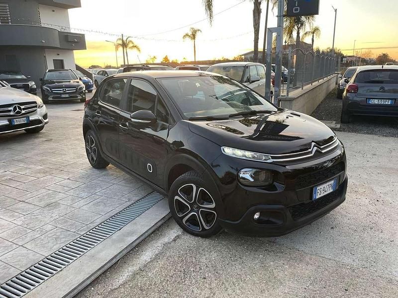 Usata Citroën C3 PureTech 83 CV (61 kW) 2018 Nero Berlina