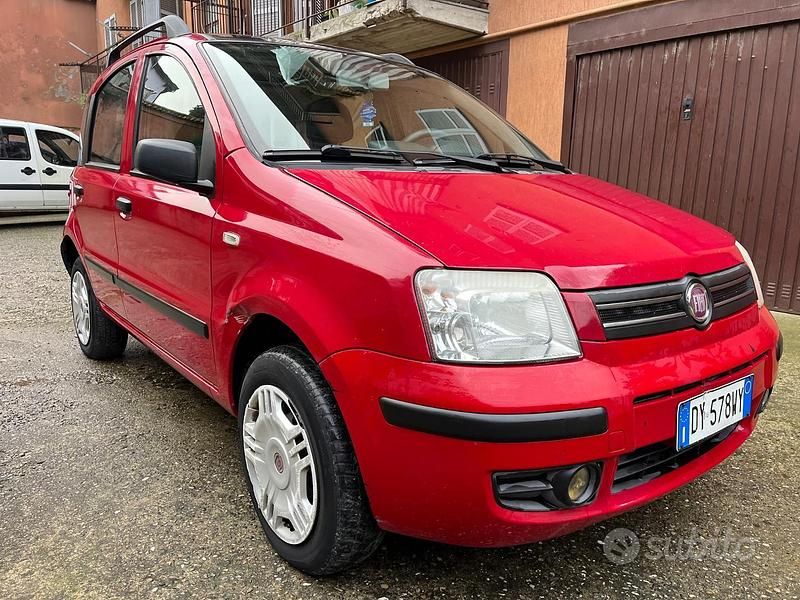 Usata Fiat Panda 2009 Rosso Utilitaria