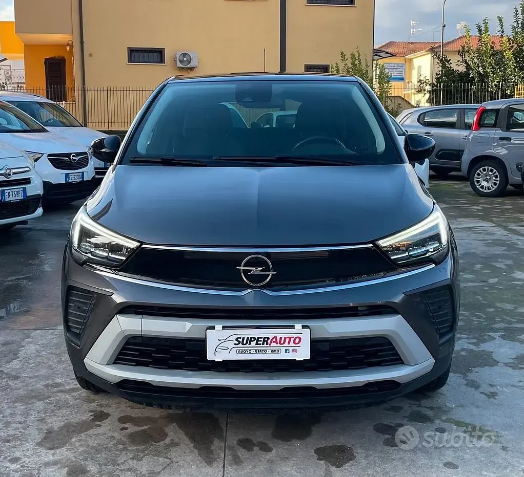 Usata Opel Crossland Design & Tech 110 CV (80 kW) 2022 Grigio SUV