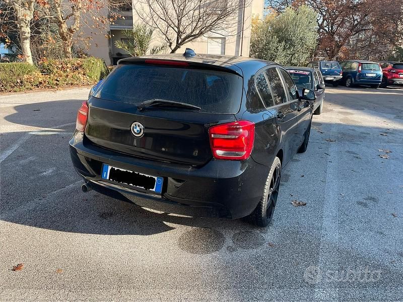 Usata BMW 116 2014 Nero Utilitaria