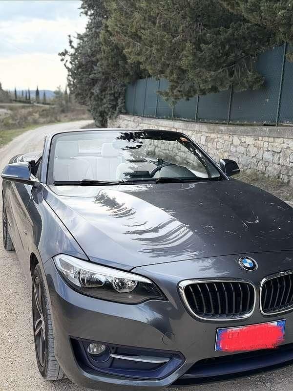 Usata BMW 218 Sport Line 136 CV (100 kW) 2017 Cabrio