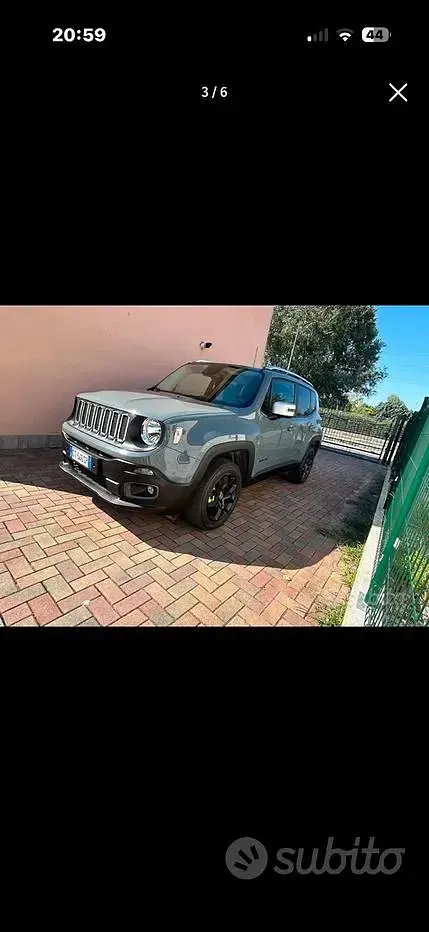 Usata Jeep Renegade 140 CV (102 kW) 2015 Grigio SUV