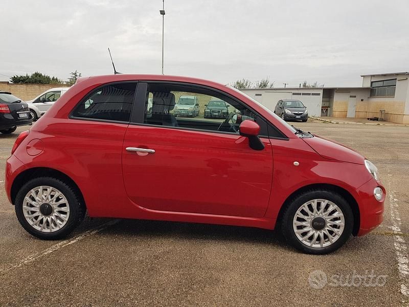 Usata Fiat 500 70 CV (51 kW) 2021 Rosso Berlina