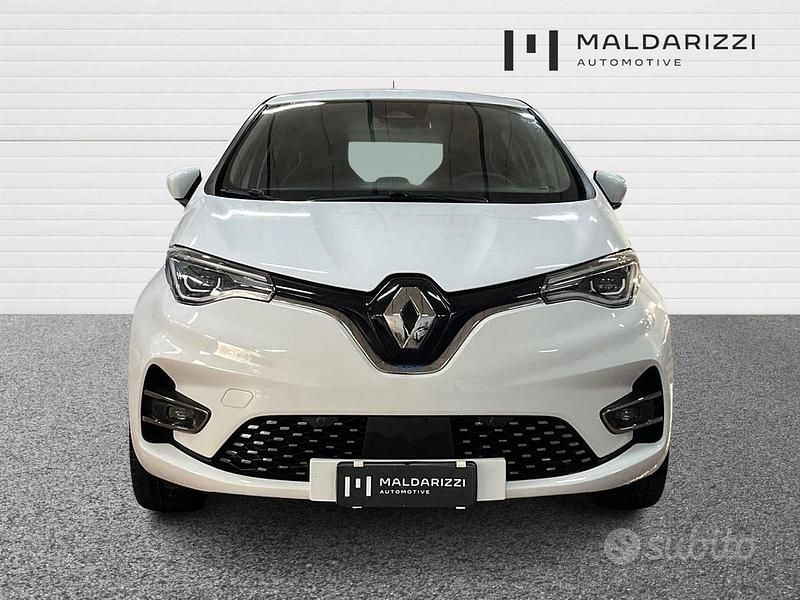 Usata Renault Zoe Intens 100 kW (136 CV) 2021 Bianco Utilitaria