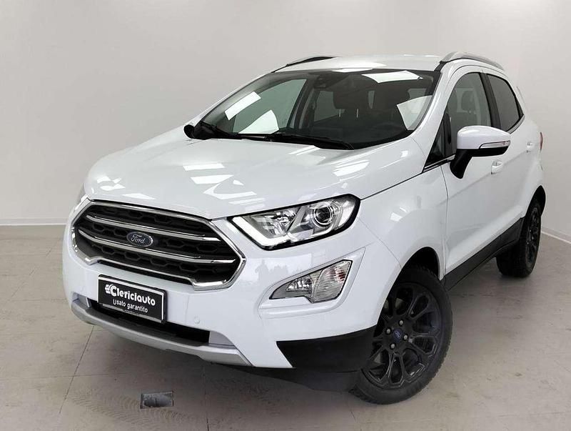 Bianco Usata 2021 Ford Ecosport Titanium SUV | 14.600 € (Buon prezzo) - Immagine 1/4