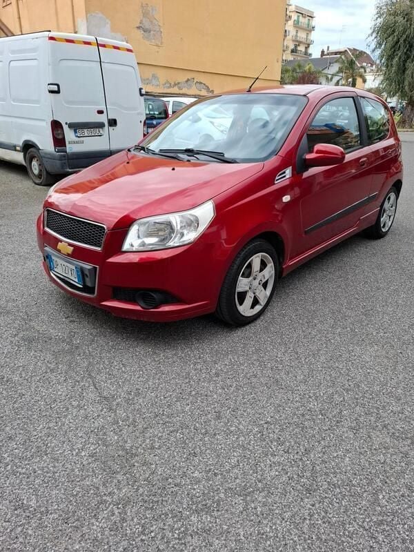 Usata Chevrolet Aveo LT 81 CV (59 kW) 2008 Rosso Berlina