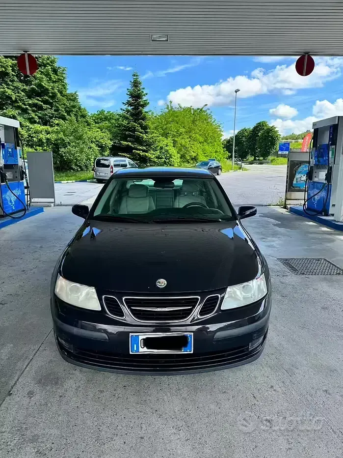 Usata Saab 9-3 125 CV (91 kW) 2003 Nero Berlina