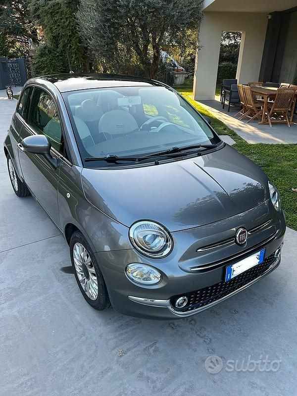 Usata Fiat 500 Lounge 69 CV (50 kW) 2018 Grigio Utilitaria
