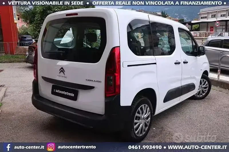 Usata Citroën Berlingo 102 CV (75 kW) 2019 Bianco Monovolume