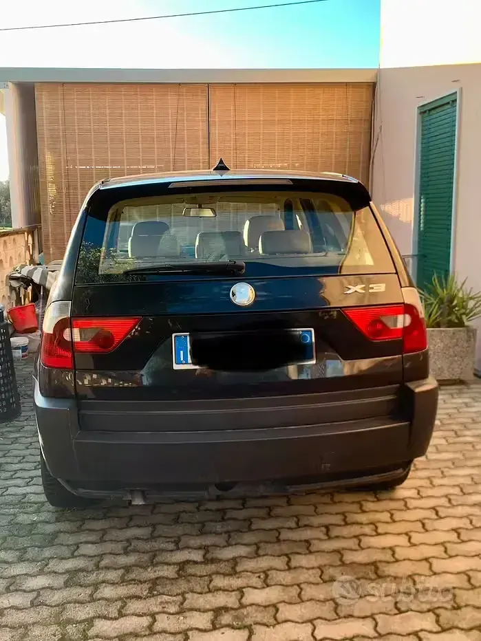 Usata BMW X3 150 CV (110 kW) 2006 Nero SUV