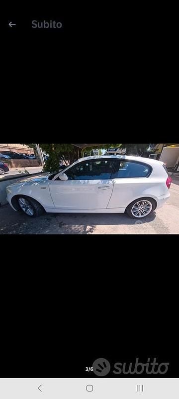 Usata BMW 120 177 CV (130 kW) 2007 Bianco Utilitaria