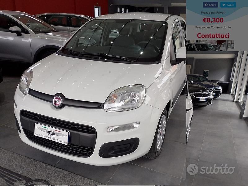 Usata Fiat Panda Easy 69 CV (50 kW) 2017 Bianco Utilitaria