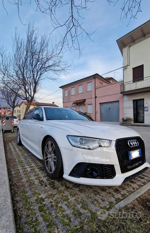 Bianco Usata 2013 Audi A6 S-Line Station wagon | 13.000 € (Buon prezzo) - Immagine 1/4
