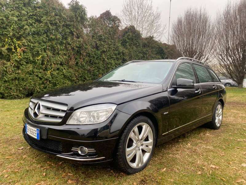 Usata Mercedes C180 Avantgarde 156 CV (114 kW) 2011 Nero Station wagon