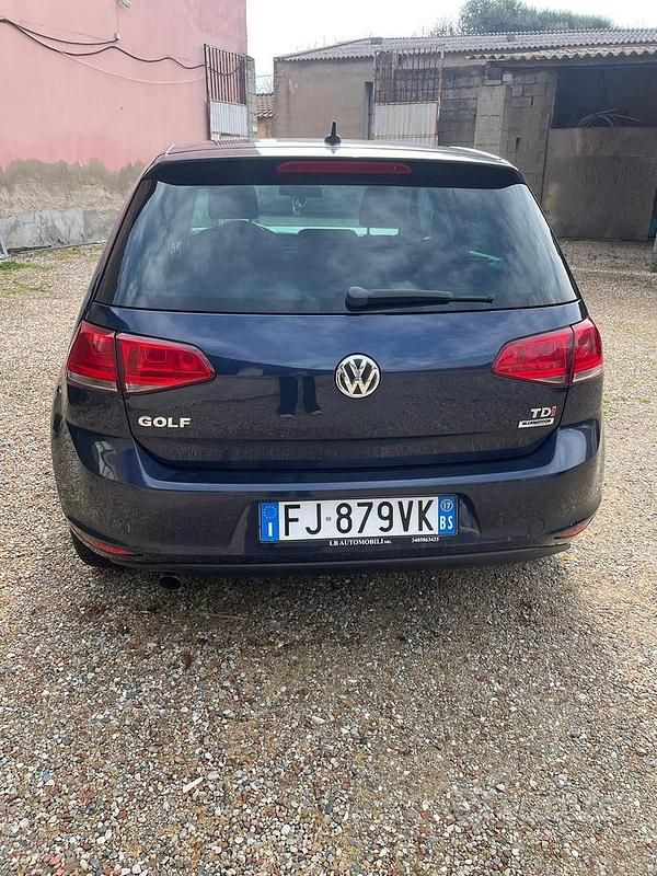 Usata VW Golf VII 110 CV (80 kW) 2017 Blu Berlina
