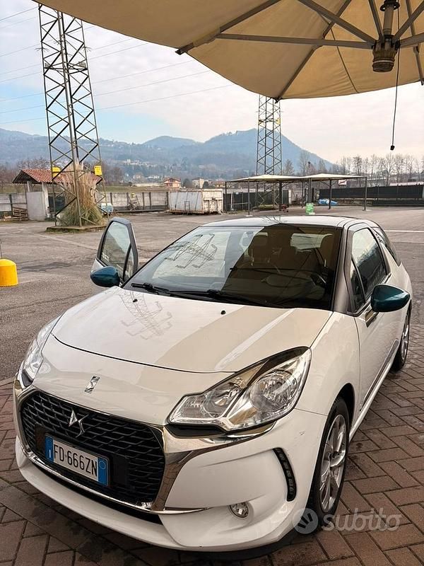 Usata DS Automobiles DS3 82 CV (60 kW) 2016 Bianco Utilitaria