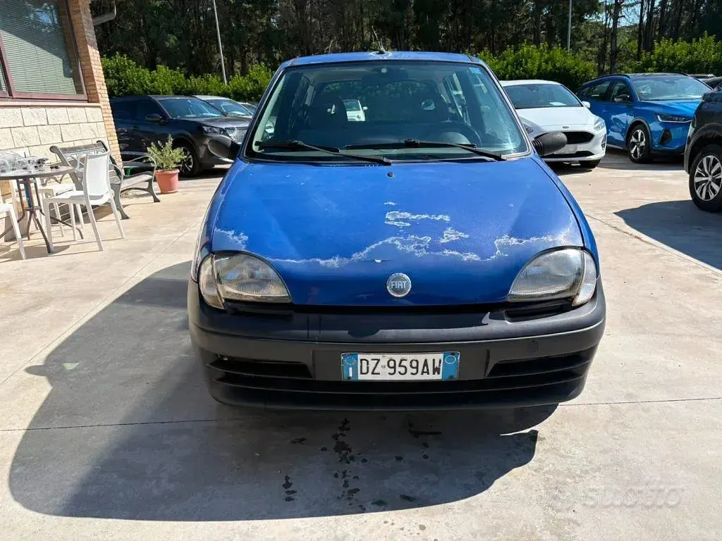 Usata Fiat Seicento 54 CV (39 kW) 2001 Blu Utilitaria