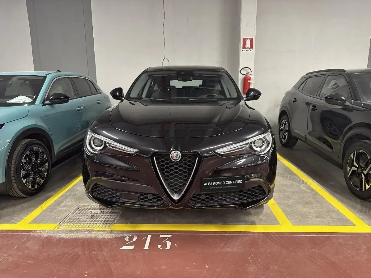 Usata Alfa Romeo Stelvio 160 CV (117 kW) 2021 Nero SUV