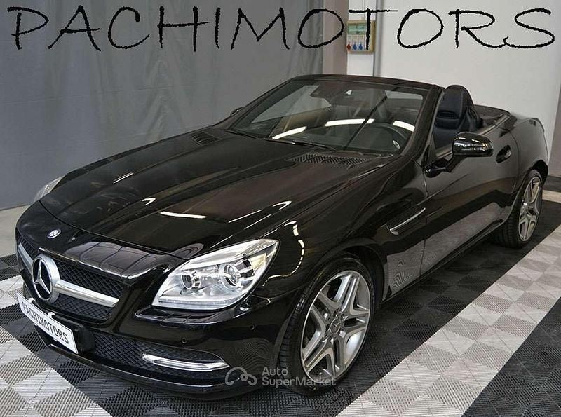 Usata Mercedes SLK230 204 CV (150 kW) 2012 Nero Cabrio