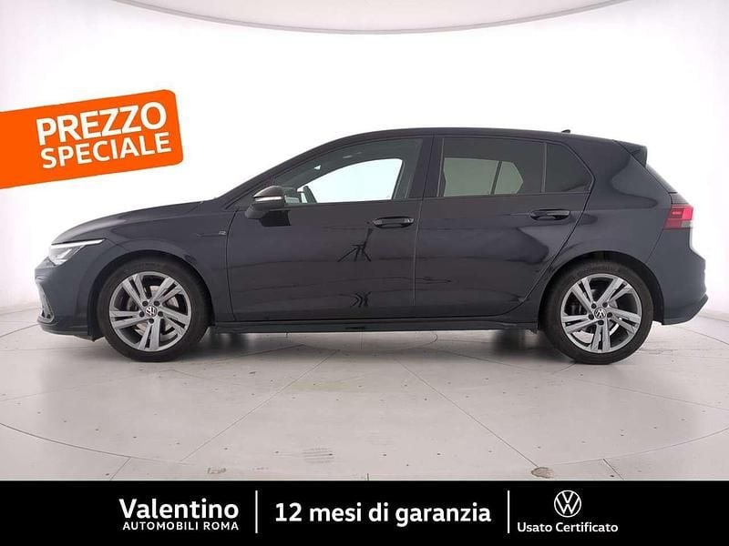 Usata VW Golf VIII R-line 150 CV (110 kW) 2022 Nero Utilitaria
